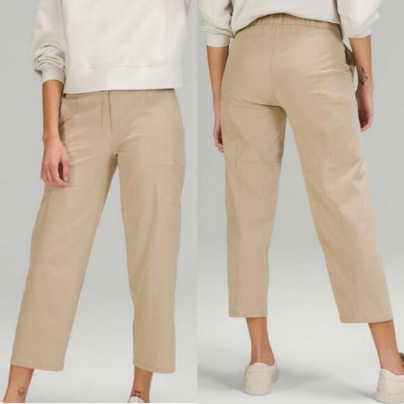 lululemon athletica Pants - Lululemon Ventlight Cargo Mid Rise Crop 26" Inseam Pants in Trench Size 12